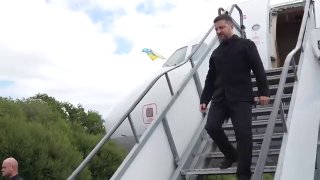 Владимир Зеленский прибыл в Великобританию на переговоры с премьер-министром Энди Бернемом