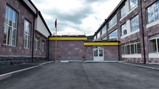 Отремонтированная школа в Цахкадзоре Котайкской области, программа 300 школ 500 детских садов