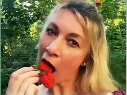 Мария Захарова на брифинге МИД РФ