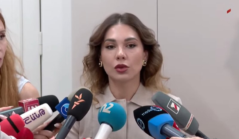Србуи Галян на брифинге в Ереване, Канакер-Зейтун