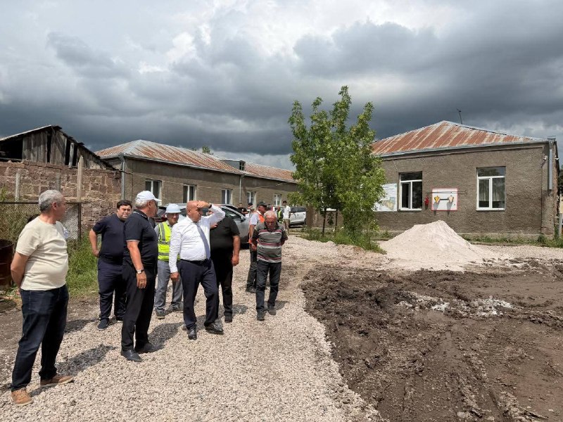 В Ширакской области строят три школы: в Артике, Покр Манташе и Гетапе