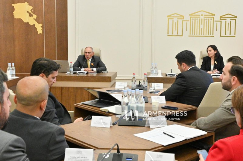 Никол Пашинян выступает в Национальном Собрании Армении, обсуждая итоги 2025 года и проект TRIPP