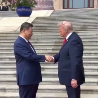 Си Цзиньпин и Дональд Трамп на встрече, Канакер-Зейтун